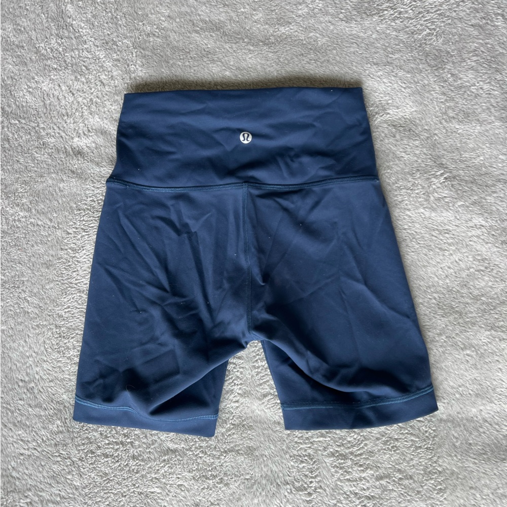 Lululemon Navy Blue Biker Shorts